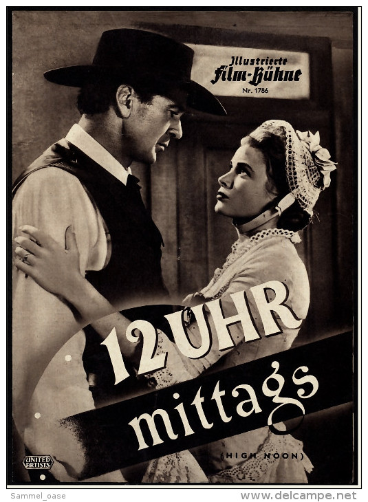 Illustrierte Film-Bühne  -  "12 Uhr Mittags" -  Mit Gary Cooper  -  Filmprogramm Nr. 1786 Von Ca. 1952 - Magazines