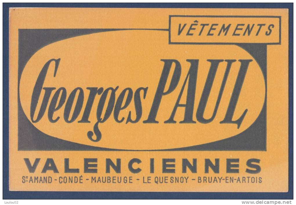 Buvard - Vêtements Georges PAUL - Textile & Vestimentaire