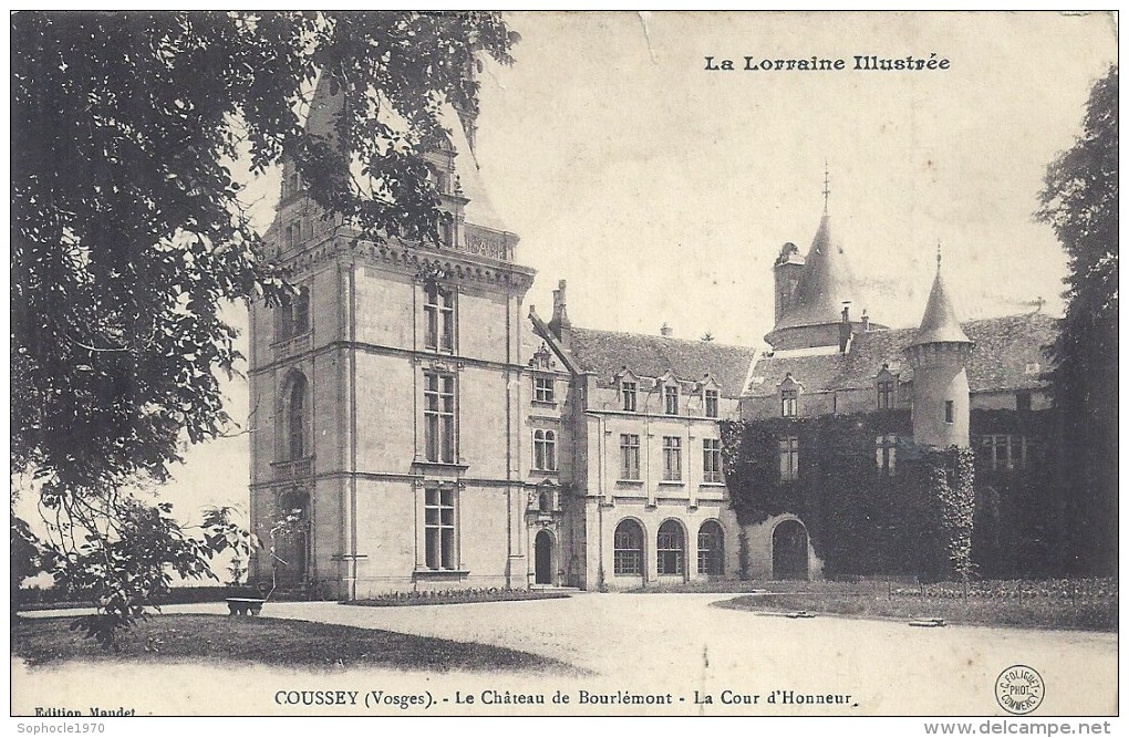 LOEEAINE - 88 - VOSGES - COUSSEY - Château De Bourlemont - Cour D'honneur - Coussey
