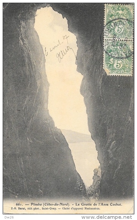 Plouha (Côte-du-Nord) - La Grotte De L'Anse Cochat - Edition J.B. Barat - Plouha