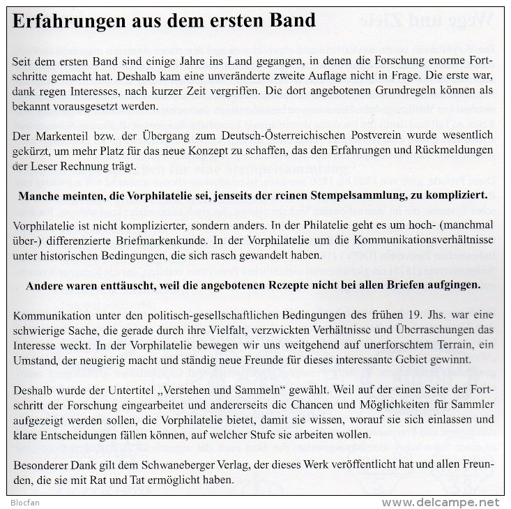 Handbuch Vorphilatelie 2004 Neu ** 30€ Helbig Kommunikation Sammeln Verstehen Briefe New Philatelic History Book Germany - Germania