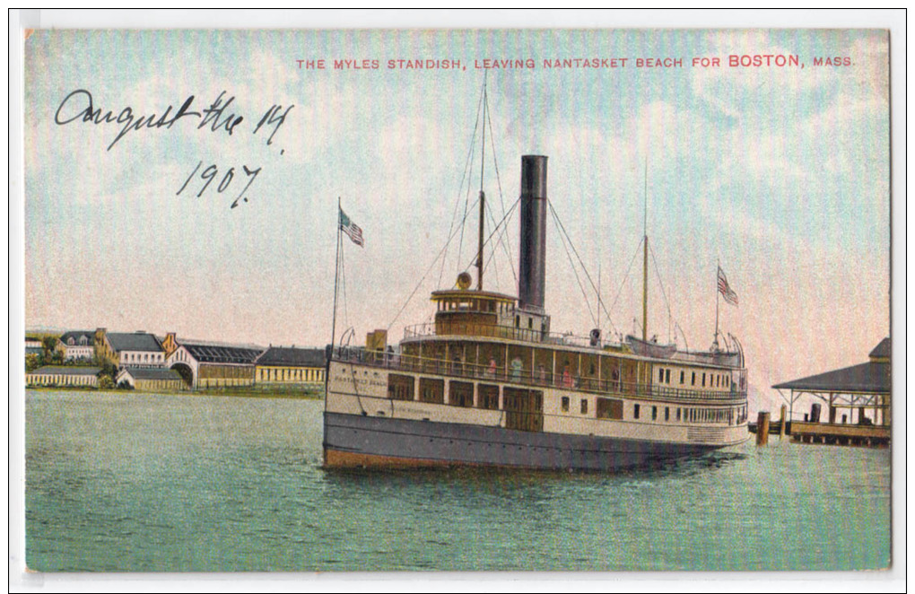 Steamer Miles Standish, Nantasket Beach MA - Nantucket