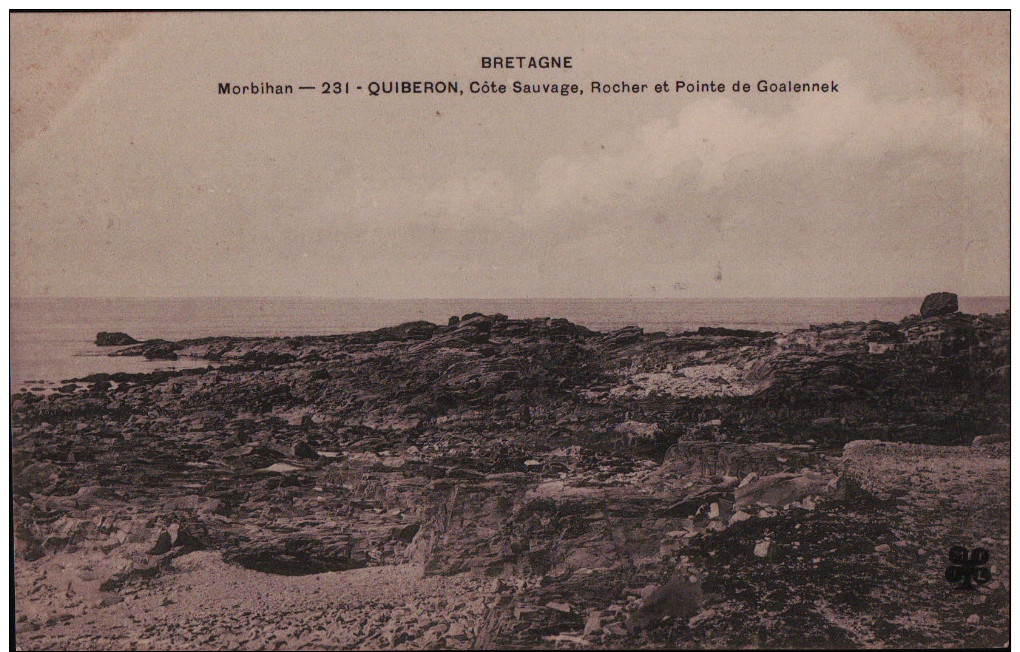 56 - Morbihan - Quiberon - Cote Sauvage - Rocher Et Pointe De Goalennek - Quiberon