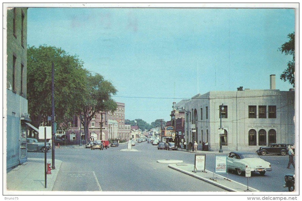 King Street, Showing The Hotel Northampton, Northampton, Mass. - 1955 - Northampton