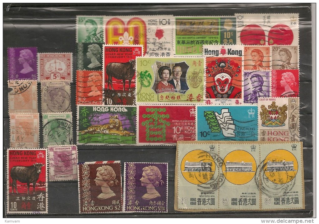 HONG KONG Lot Different Stamps Used - Autres & Non Classés