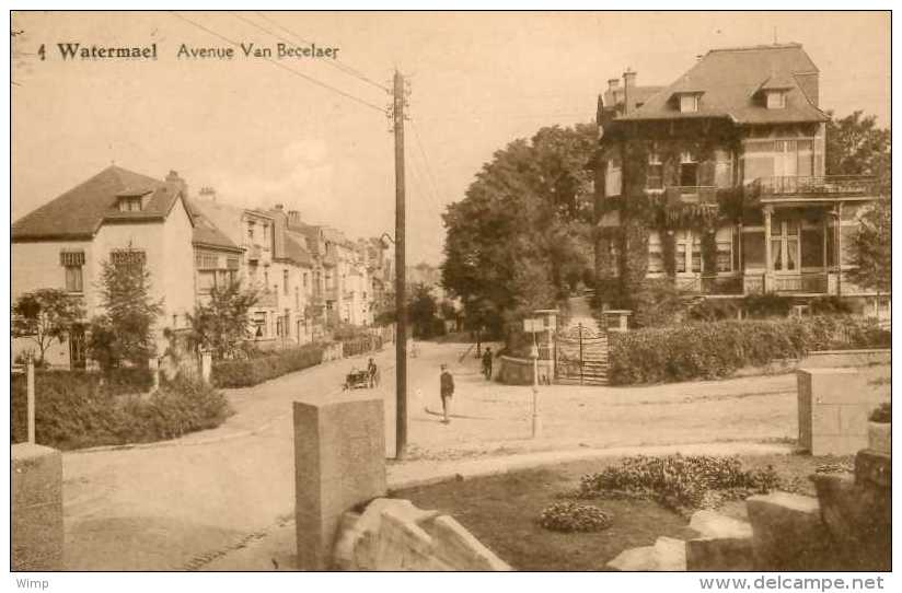 Bruxelles - Watermael - Avenue Van Becelaer - Edit. : Photo Belge Lumière N° 4 - Watermaal-Bosvoorde - Watermael-Boitsfort