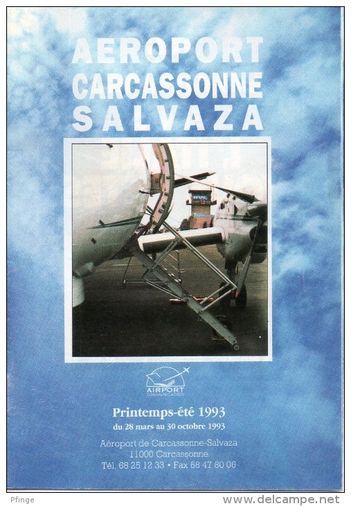 Aéroport Carcassonne Salvaza 1993 - Timetables