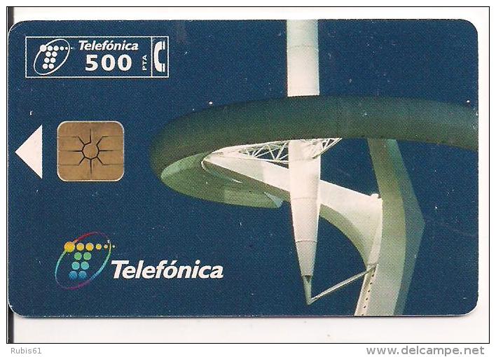 TARJETA TORRE COMUNICACIONES BARCELONA TIRADA 5000 - Operadores De Telecom