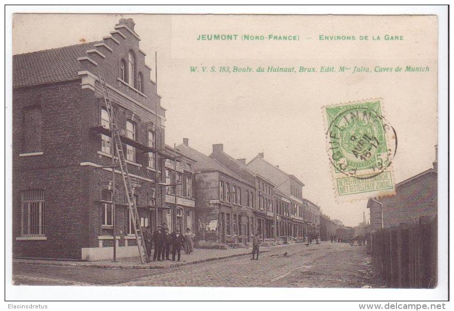 Jeumont (59) - Environs De La Gare. Bon état, A Circulé. - Jeumont