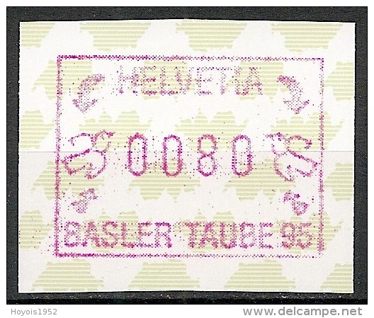 Suisse Schweiz Svizerra Switzerland 3 Timbres D´automates 1995 Zumstein** No 10 Basler Taube 95 - Timbres D'automates