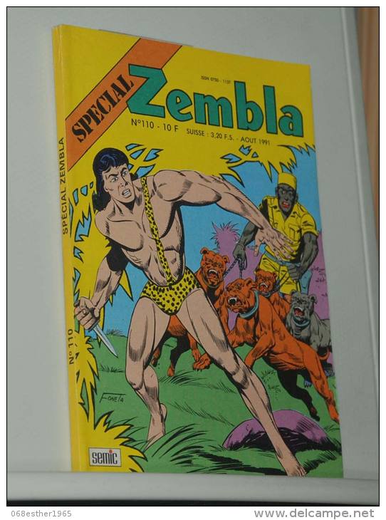 Zembla Spécial  N° 110 De 1991 Edition Semic - Zembla