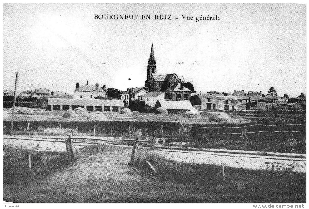 ¤¤  -   BOURGNEUF-en-RETZ   -   Carte De L'Exposition " La Campagne Au Bord De La Mer " En 1987     -  ¤¤ - Bourgneuf-en-Retz