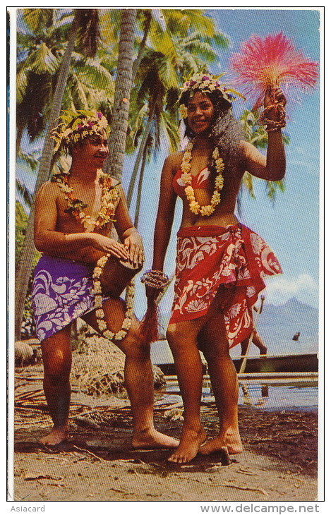 Vahiné  Danseuse Tahitienne  Tahitian Dancer - Tahiti