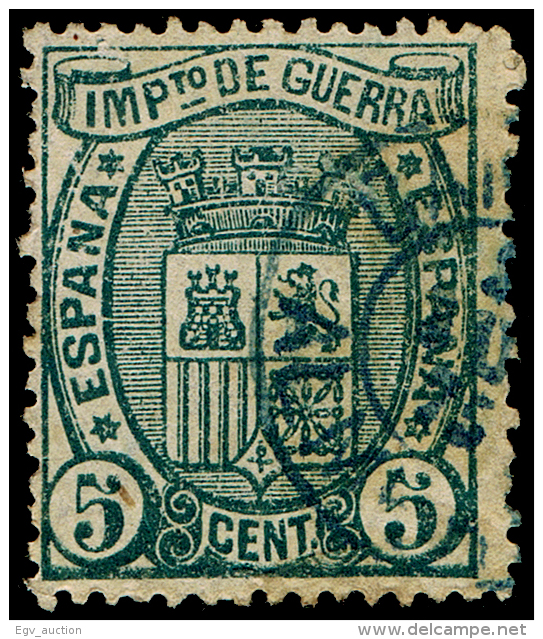 ALMERIA - EDI O 154 - MAT. FECH. \"CANJAYAR\" (AZUL) - Used Stamps