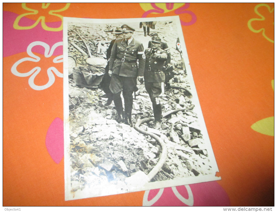 Photo Press German Albert Speer Guerre WWII - Documents