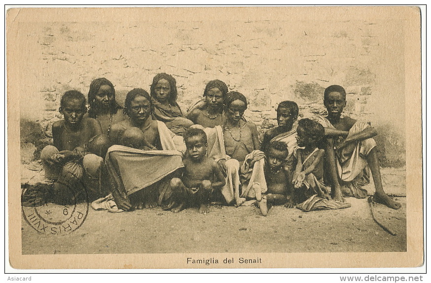 Famiglia Del Senait Groupe Enfants Et Adultes Nus Edit Scozzi Attilo Asmara - Erythrée