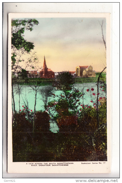 CANADA - SASKATOON / Saskatchewan, View Across River, 1931 - Saskatoon