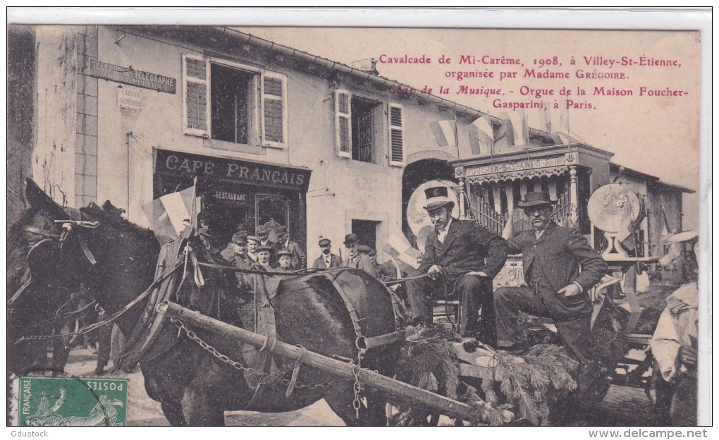 Cavalcade De Mi Carem 1908 à Villey Saint Etienne - Autres & Non Classés