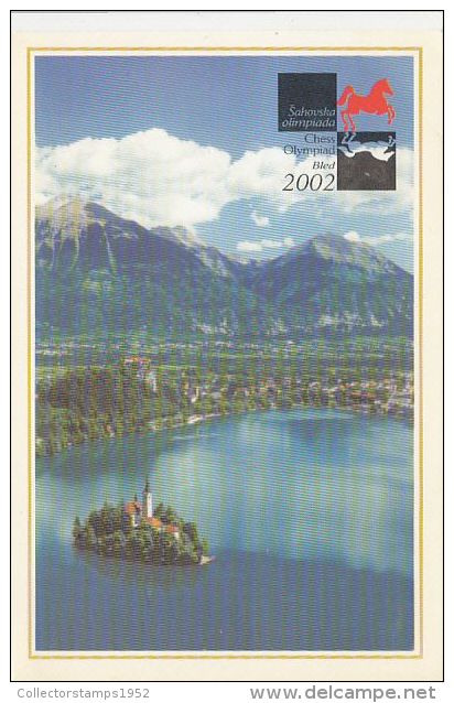 14570- CHESS, ECHECS, BLED CHESS OLYMPIAD, LAKE PANORAMA - Echecs