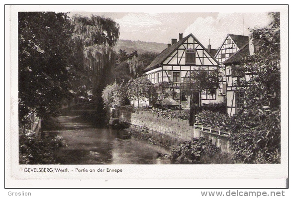 GEVELSBERG / WESTF  54/8   PARTIE AN DER ENNEPE - Gevelsberg