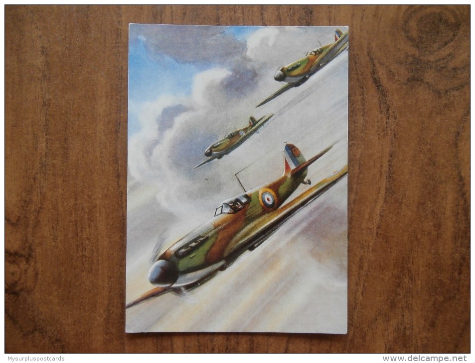 41973 PC: TRANSPORT: AVIATION: WINGS FOR VICTORY By Roland Davies. Supermarine Spitfire Mk.1. Single Seater Fighter. - 1939-1945: 2nd War