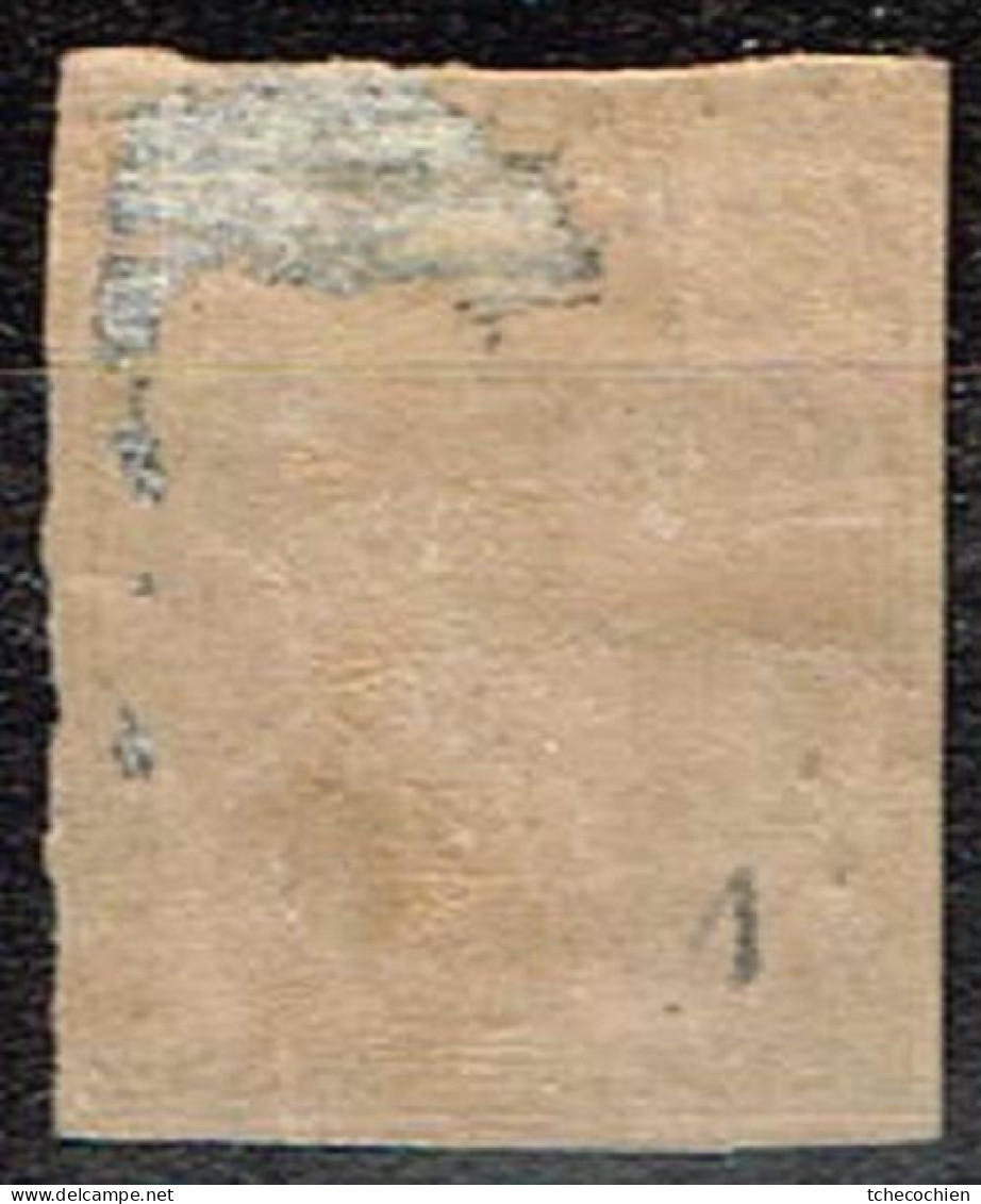 Grèce - 1861 - Y&T N° 1, Oblitéré. Marge Supérieure Touchée. - Used Stamps