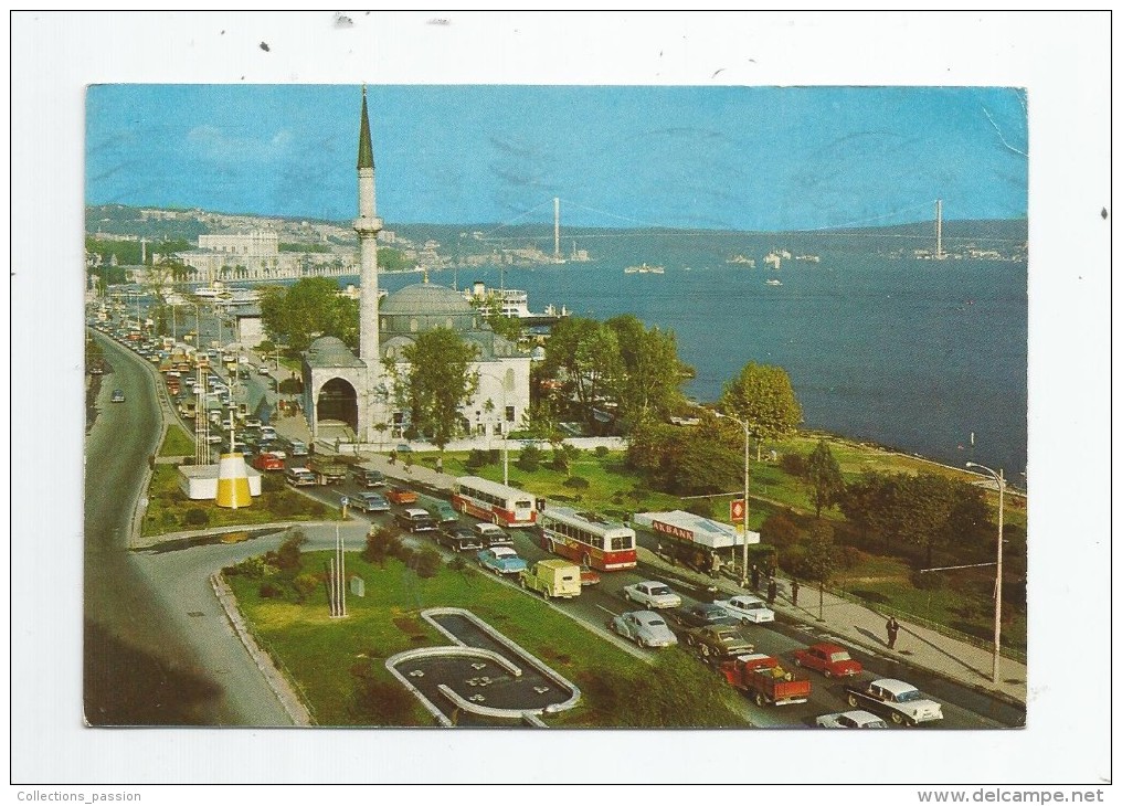 Cp , Automobiles , 2 Scans , Bus & Autocars , ISTANBUL , Voyagée - Bus & Autocars