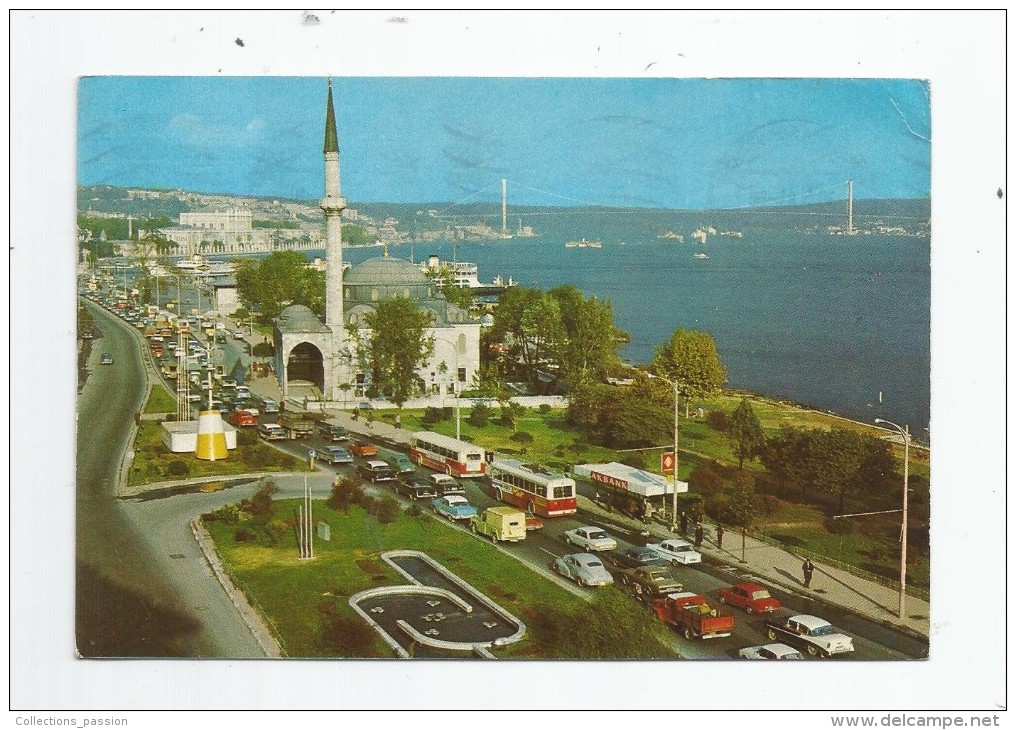 Cp , Automobiles , 2 Scans , Bus & Autocars , ISTANBUL , Voyagée - Autobus & Pullman