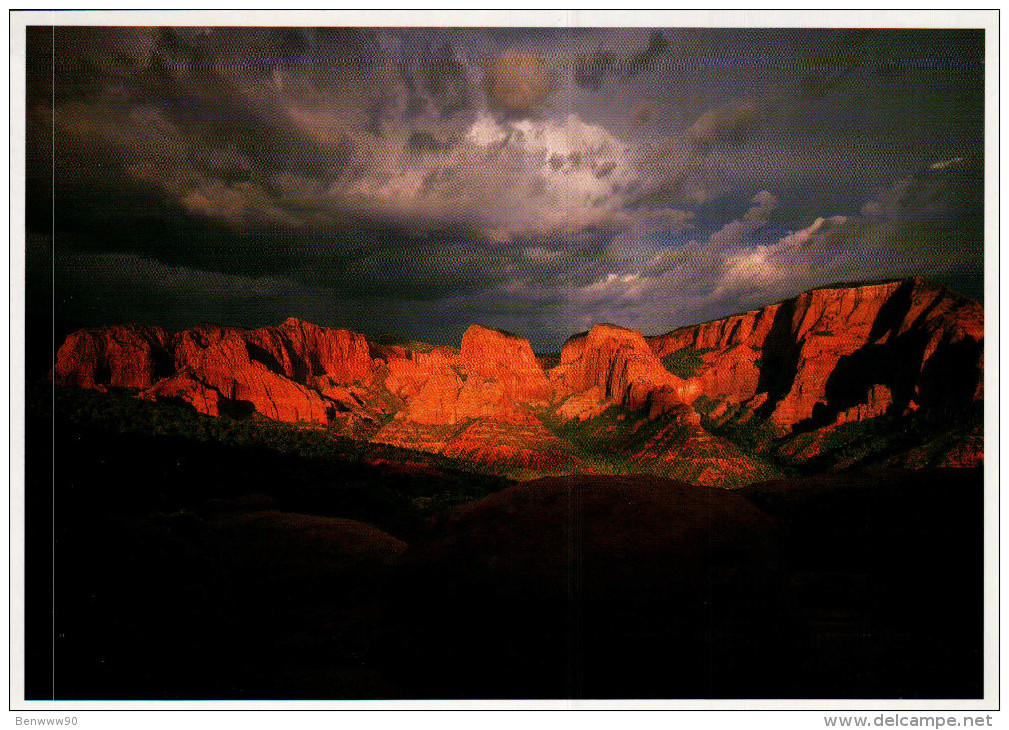 Utah's National Parks Postcard, Zion National Park, Kolob Canyons - USA National Parks