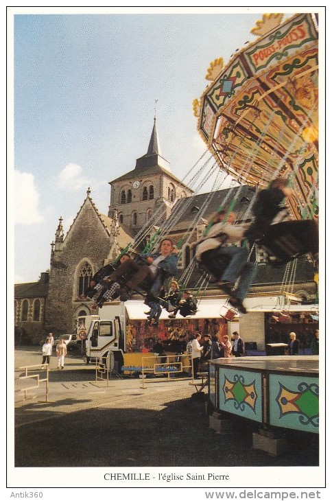 CPSM 49 CHEMILLE L'Eglise Saint Pierre - La Fête De Quasimodo 6 Avril 1997 - Carte Numérotée 0620/1000 - Chemille