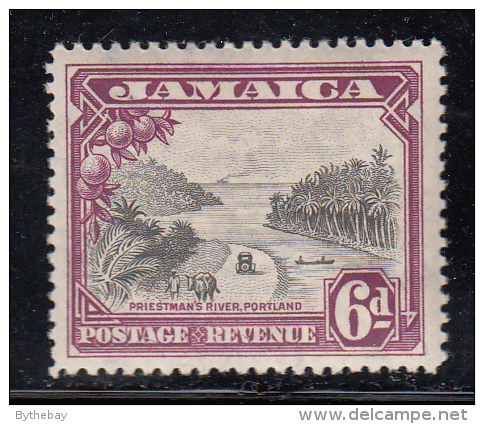 Jamaica MH Scott #108 6p Priestman's River, Portland Parish - George V Scenics - Jamaica (...-1961)