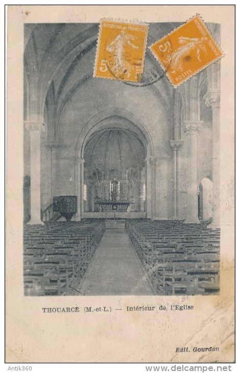 CPA 49 THOUARCE Intérieur De L'Eglise - Thouarce