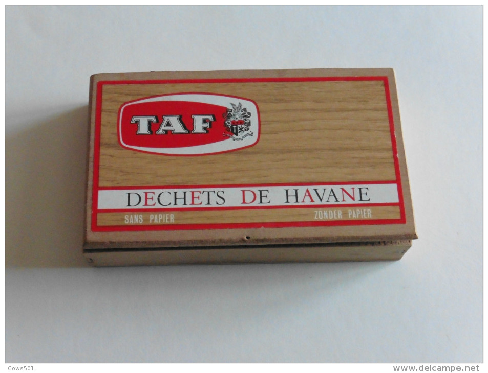 Boïte à Cigares    :Déchets De Havane   TAF - Tabaksdozen (leeg)