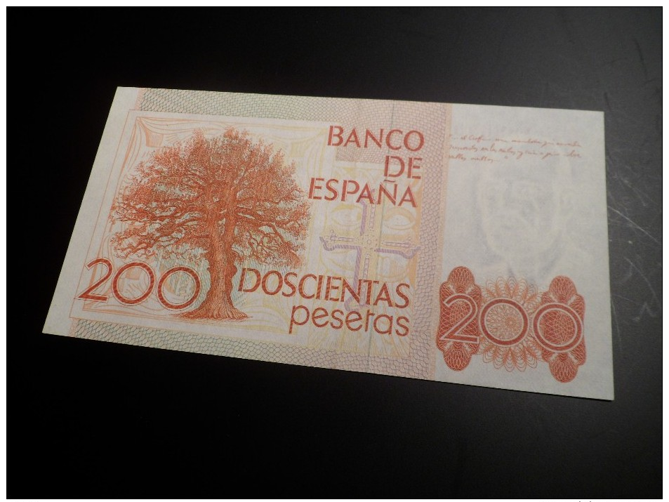 200  Pesetas  /1980   ¡¡¡  Los Billetes San Sempre Los Da Foto - [ 4] 1975-… : Juan Carlos I