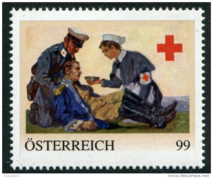 ÖSTERREICH / 8112770 / Rot Kreuz Karte 1. Weltkrieg / Postfrisch / ** - Personalisierte Briefmarken