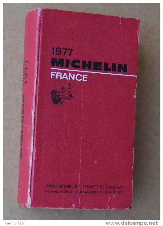 1977 MICHELIN France Maps Roads Routes GUIDE RED - Michelin (guide)