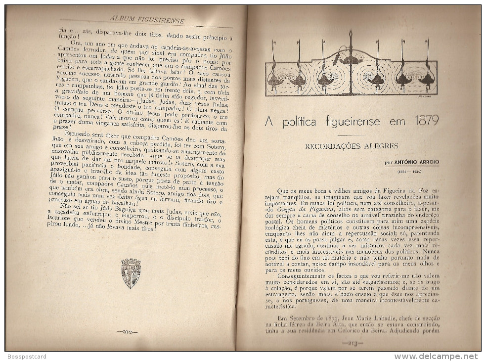 Figueira da Foz - Album Figueirense, Ano III, Nº 7-8, Maio-Junho de 1937. Coimbra. Santo António. Pádua. Padova.