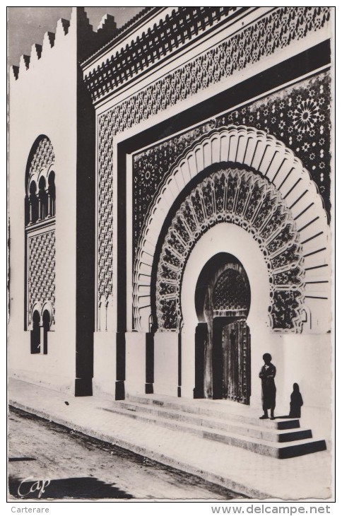 Carte Postale Ancienne,AFRIQUE,FRANCE COLONIES,MAGHREB,TLEMCEN, MEDERSA,PORTE D´ENTREE - Tlemcen