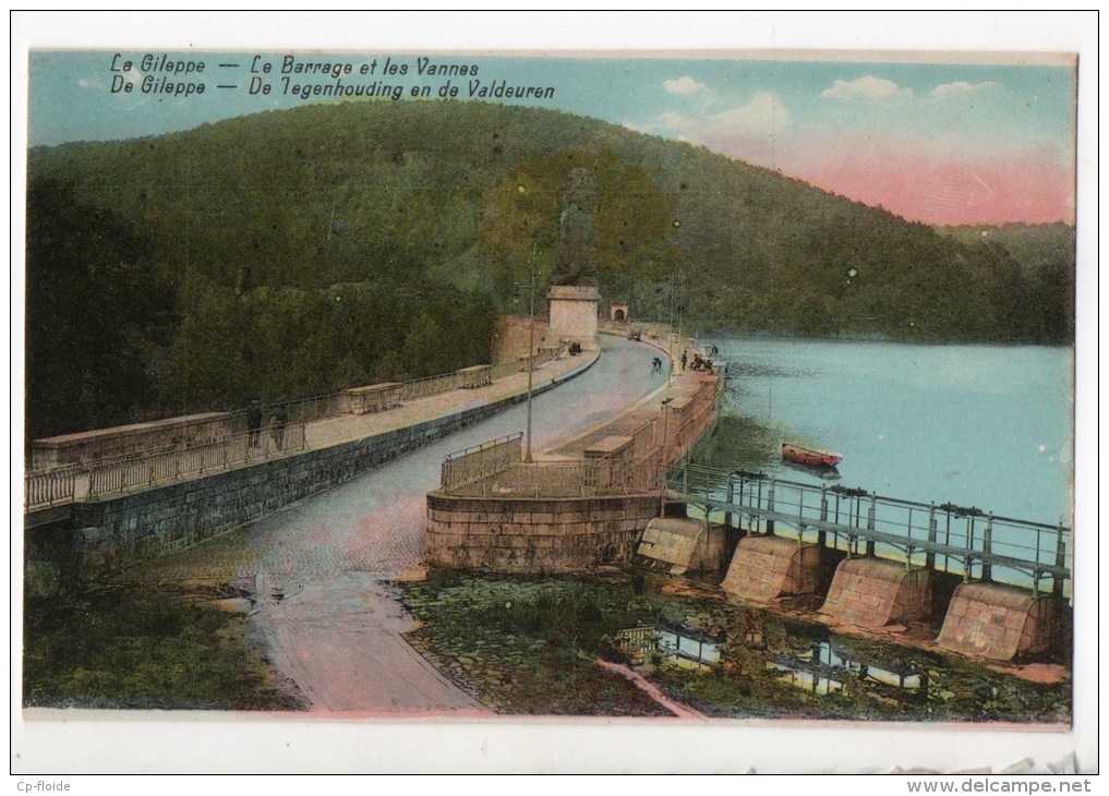 BELGIQUE . BELGIË . LA GILEPPE . LE BARRAGE ET LES VANNES - Réf. N°8433 - Gileppe (Barrage)