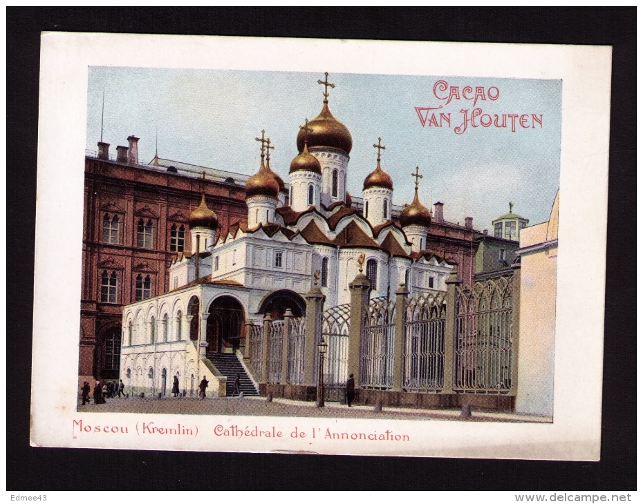 Grande Chromo-photo Cacao Van Houten, Russie, Moscou, Cathédrale De L'Annonciation - Van Houten