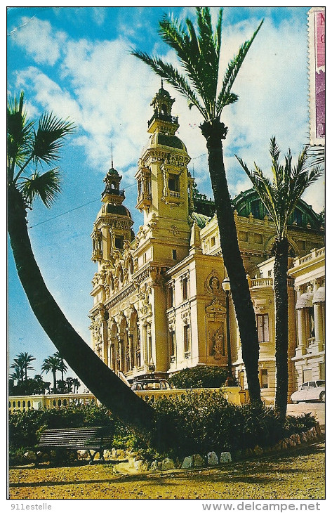 MONTE CARLO   -   Le   CASINO   Façade Sud - Opéra & Théâtre