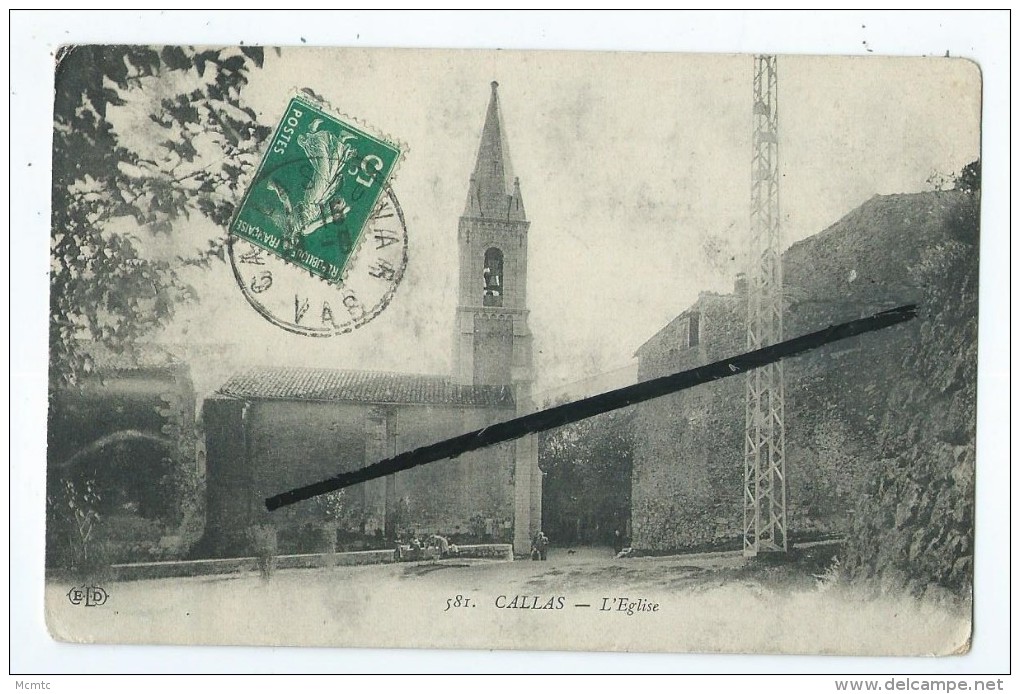 CPA - Callas - L'Eglise - Callas