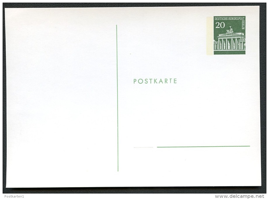 BERLIN PP41 A2/001 Privat-Postkarte BLANKO ** 1977 - Cartes Postales Privées - Neuves