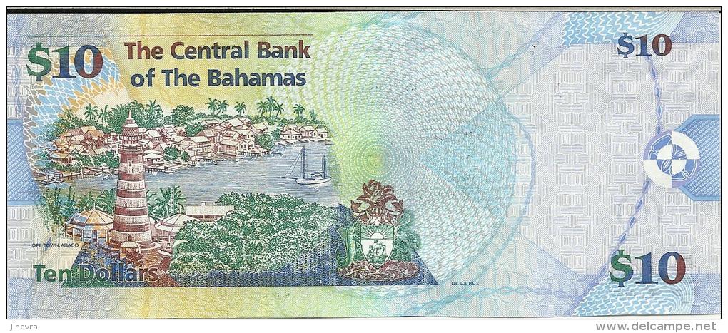 BAHAMAS 10 DOLLARS 2009 PICK 73A UNC - Bahamas