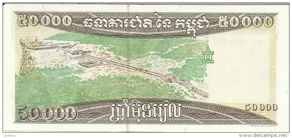 CAMBODIA 50000 RIELS 1998 PICK 49b UNC - Cambodia