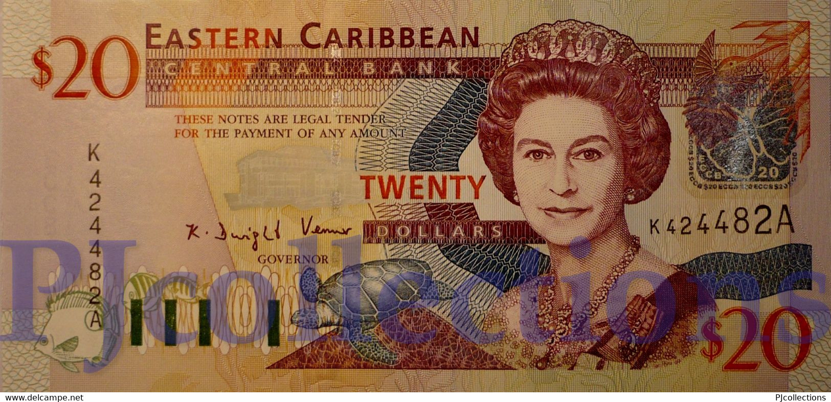 EAST CARIBBEAN 20 DOLLARS 2003 PICK 44a UNC - Caraïbes Orientales