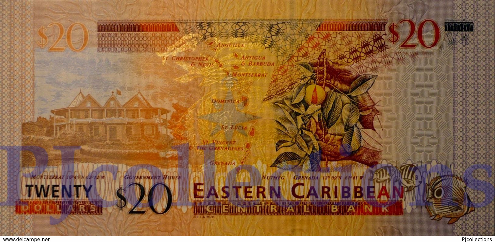 EAST CARIBBEAN 20 DOLLARS 2003 PICK 44a UNC - East Carribeans