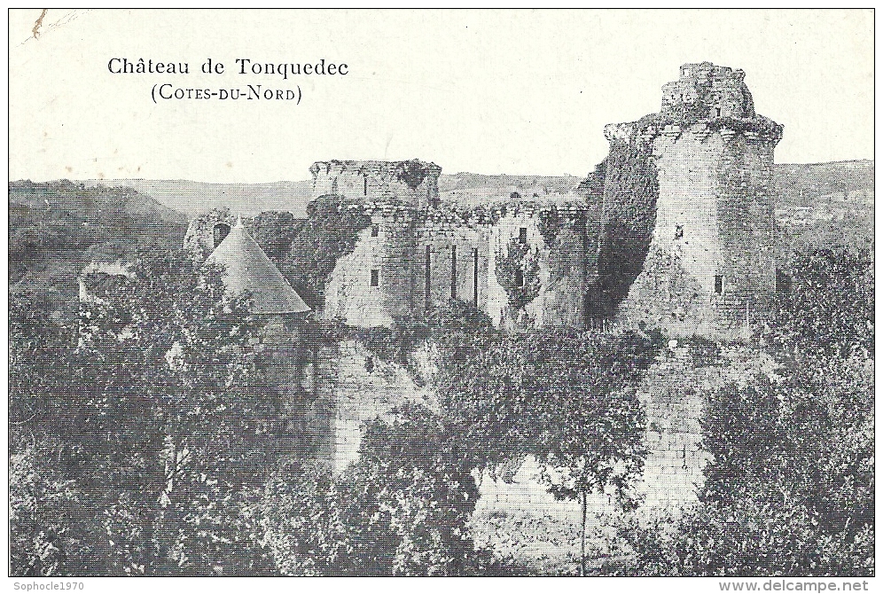 BRETAGNE - 22 - COTE D'ARMOR - TONQUEDEC - Château - Tonquédec