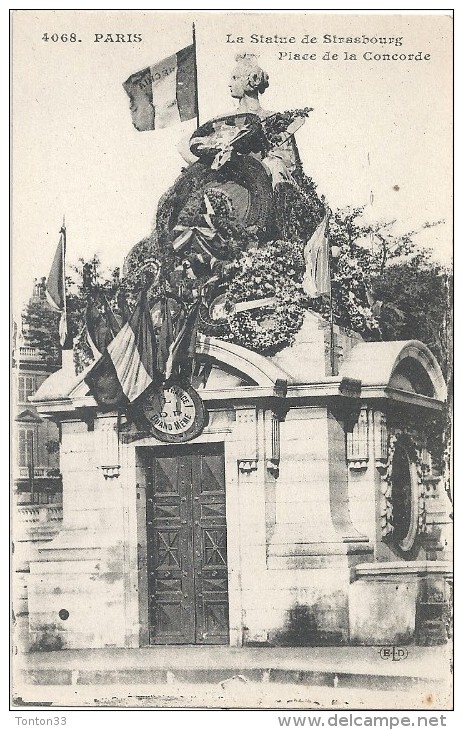 PARIS  - 75 -  La Statue De Strasbourg - Place De La Concorde -   - VAN - - - Statuen