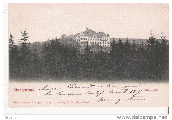 MARIENBAD (MARIANSKE LAZNE) 6342 RUBEZAHL - Tchéquie